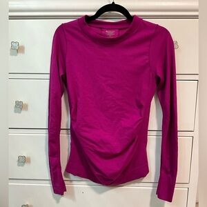 Athleta Fuchsia Long Sleeve Sweater